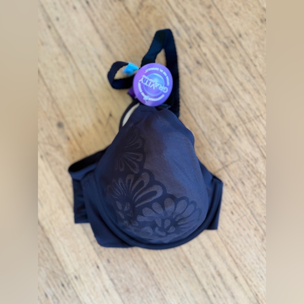 Bali underwire gravity defying bra 38C black new with tags - Picture 4 of 10